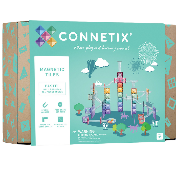 connetix magnetische tegels knikkerbaan - pastel - 106st connetix magnetische tegels knikkerbaan - pastel - 106st   | CON-EU-P106BR | 16