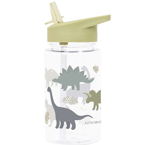 A little lovely company drinkfles met rietje - dinosaurus - 450ml