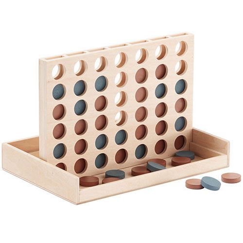 Strategiespel Vier op een Rij Houten Bordspel,Logisch Denken Strategiespel Vier op een Rij Houten Bordspel,Logisch Denken