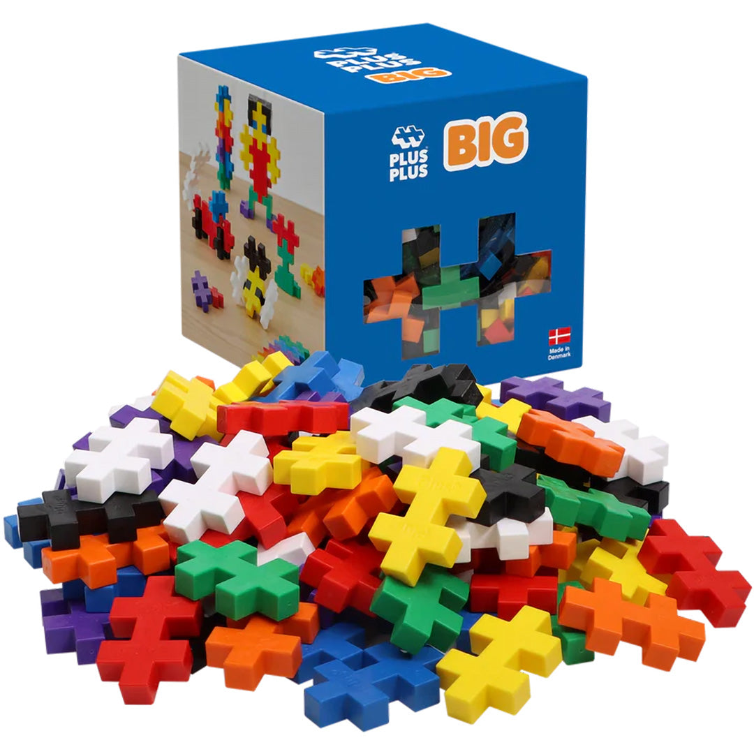 Plus-Plus 9603853 Creatieve bouwstenen, tol set, spinning tops, geniaal constructiespeelgoed, 200 delen