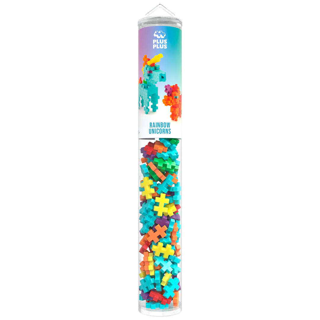 Plus Plus - Tube Glitter Unicorns - Glitter Eenhoorns 100pc Plus Plus - Tube Glitter Unicorns - Glitter Eenhoorns 100pc