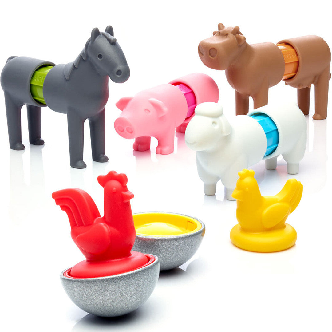 Smartmax puzzelspel my first - boerderijdieren