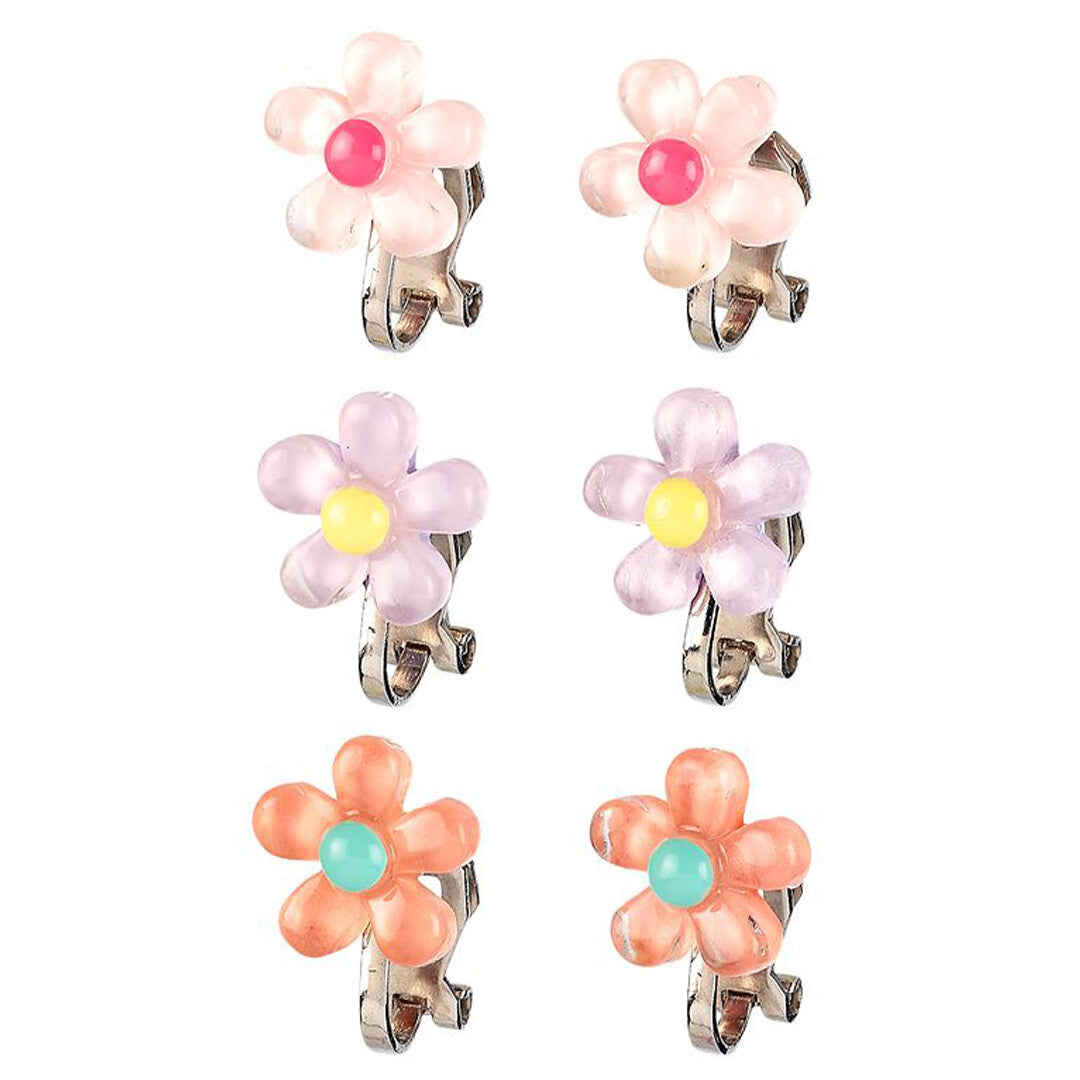 Souza for kids 3 paar clipoorbellen corina - paars | ilovespeelgoed