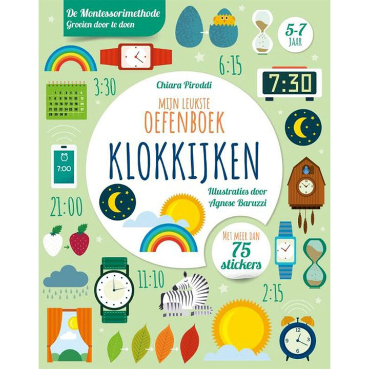 uitgeverij rebo mijn leukste oefenboek - montessorimethode - klokkijken uitgeverij rebo mijn leukste oefenboek - klokkijken | 1724501 | 0