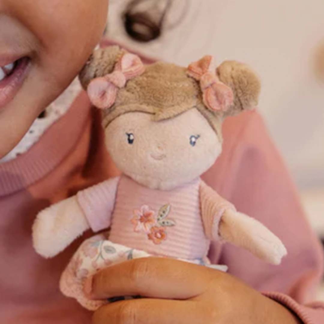 little dutch knuffelpop rosa - 10 cm | LD4681 | 2