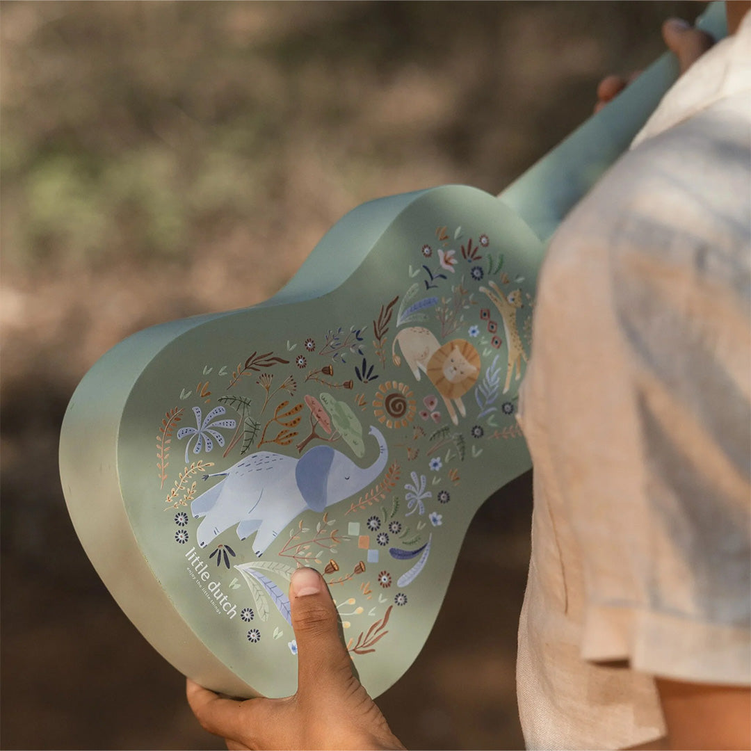 little dutch gitaar safari friends - groen | LD7470 | 4