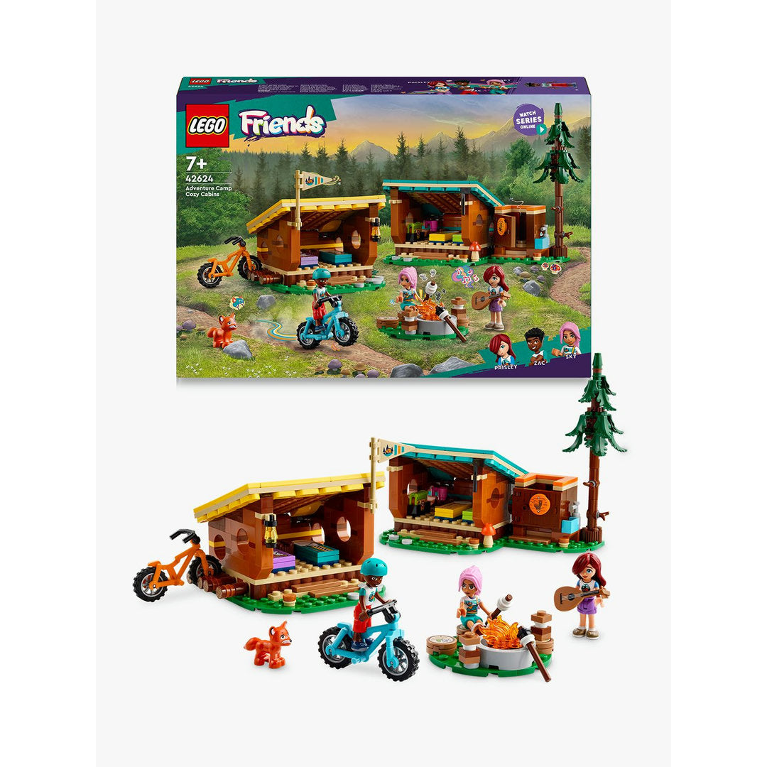 LEGO friends avonturenkamp knusse boshutten