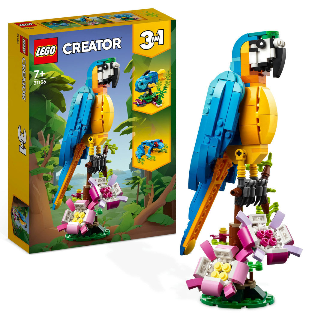 LEGO creator exotische papegaai (253 onderdelen)