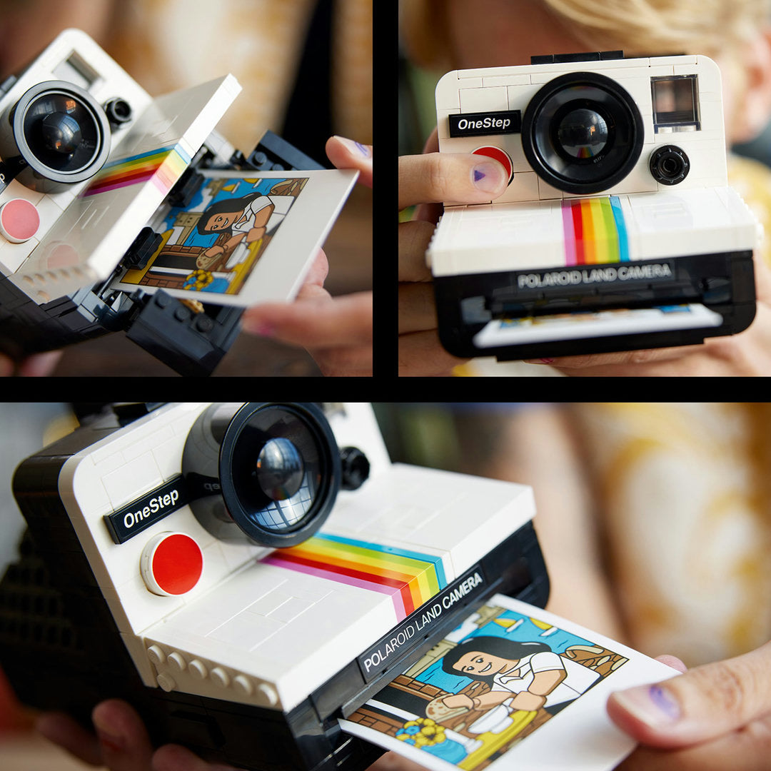 LEGO ideas polaroid onestep sx-70 camera set