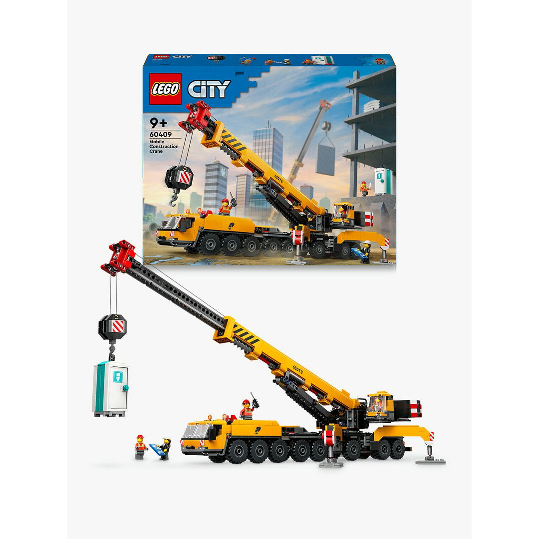 LEGO city gele mobiele bouwkraan set