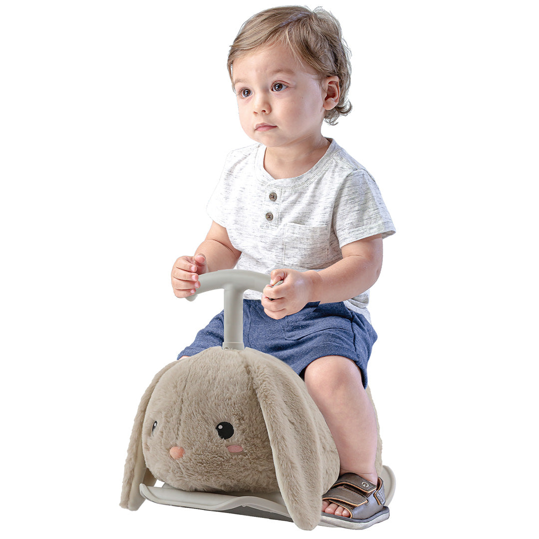 yvolution loopwagen en hobbeldier my buddy rollers - konijn | 03.MT03R2 | 2