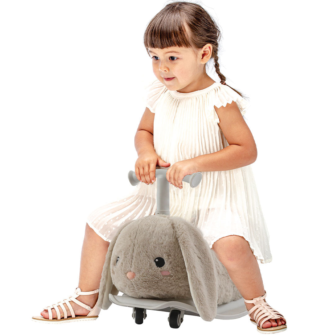 yvolution loopwagen en hobbeldier my buddy rollers - konijn | 03.MT03R2 | 3