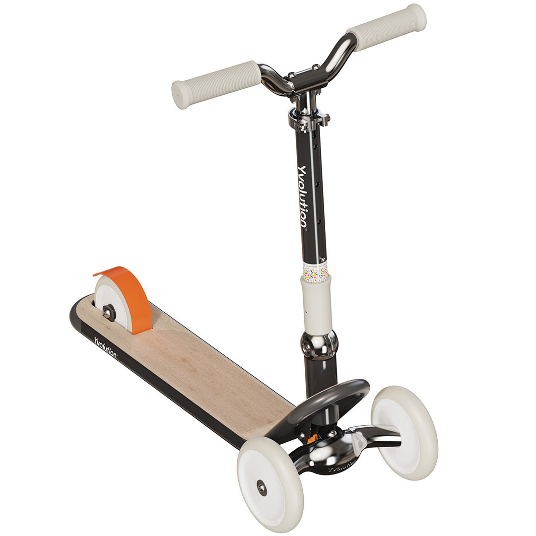 yvolution kinderstep classic glider - zwart | 03YS50K2 | 