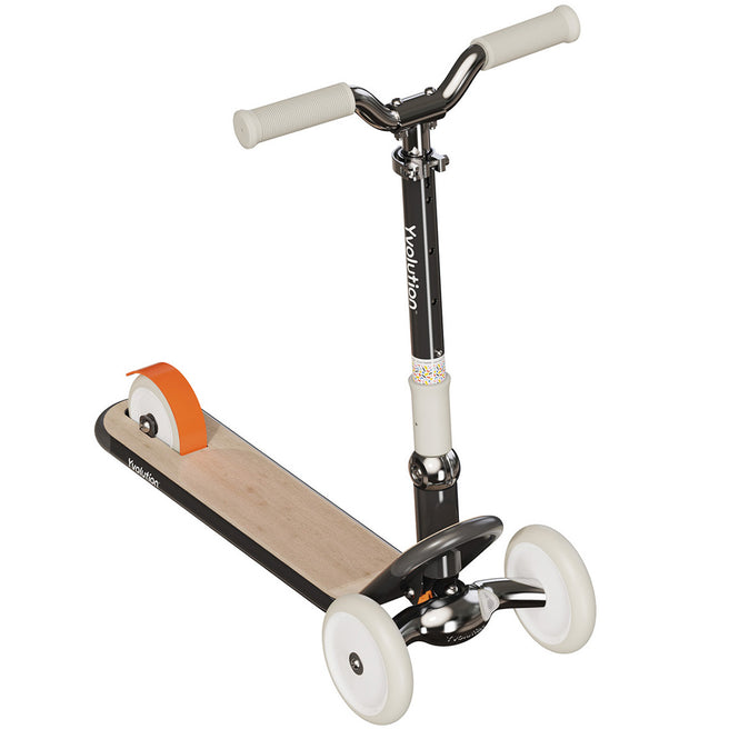 yvolution kinderstep classic glider - zwart | 03YS50K2 | 