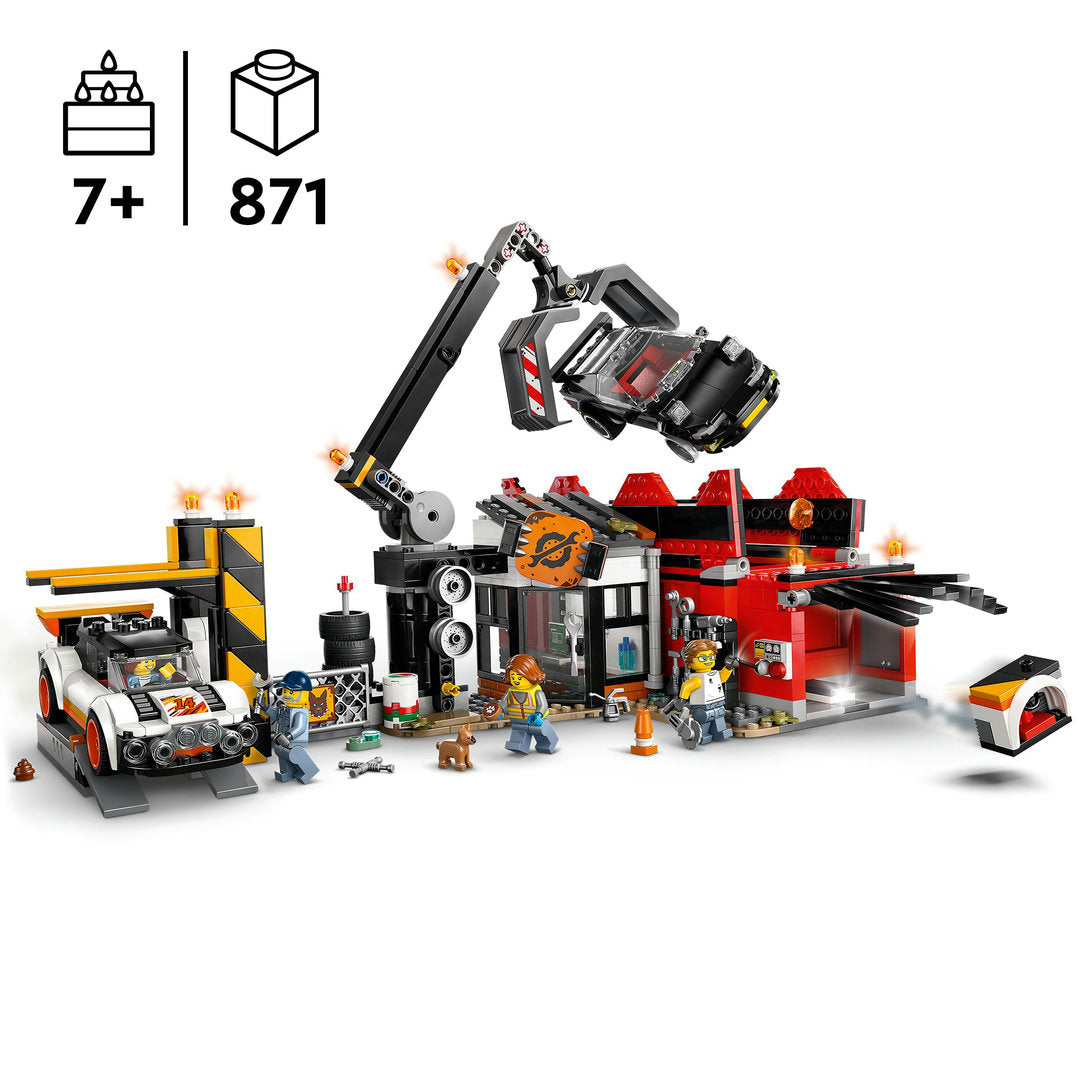 LEGO city schroothoop met auto's set vanaf 7 jaar