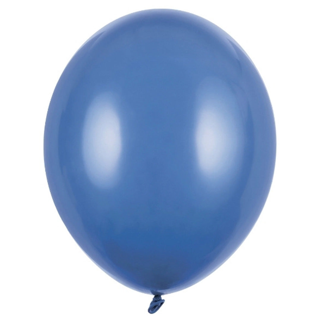 partydeco ballonnen pastel - navy blauw - 30 cm - 10st | ECO30P-074-10
