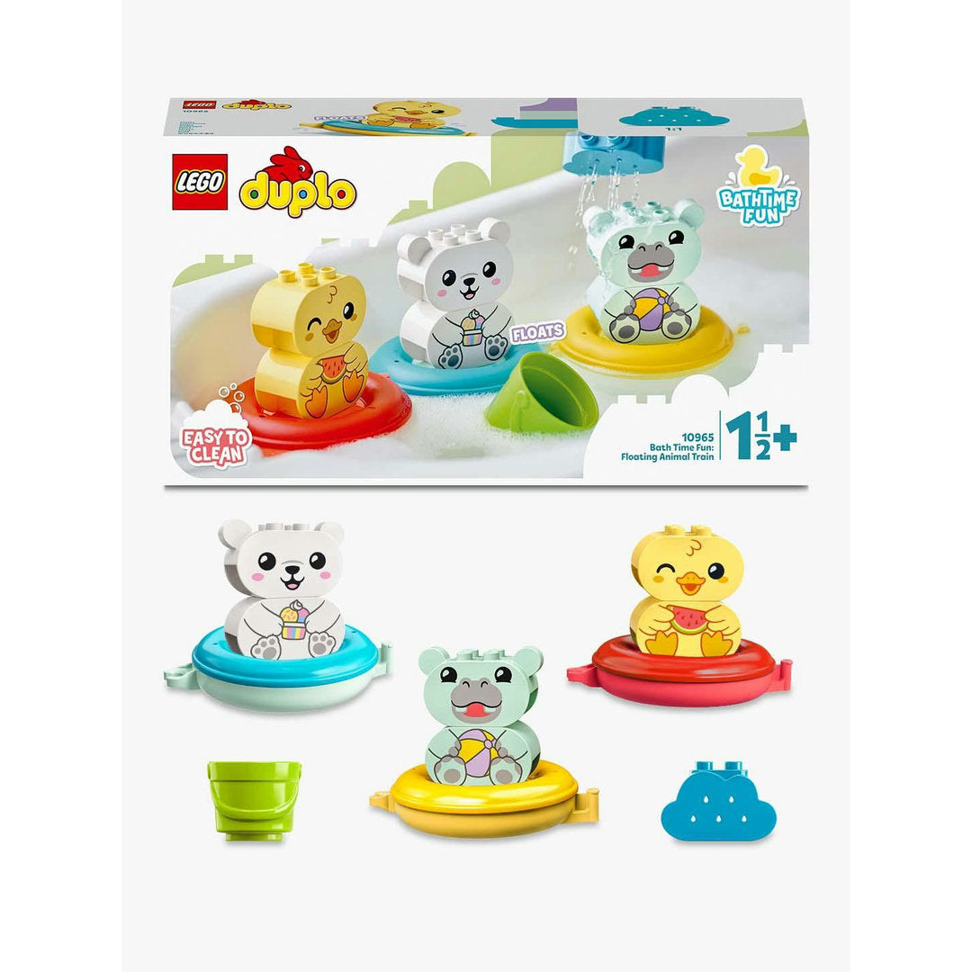 LEGO DUPLO pret in bad: drijvende dierentrein educatief speelgoed