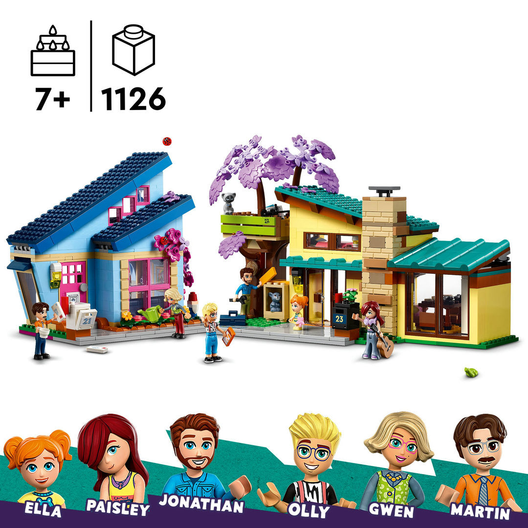 LEGO friends olly en paisley's huizen