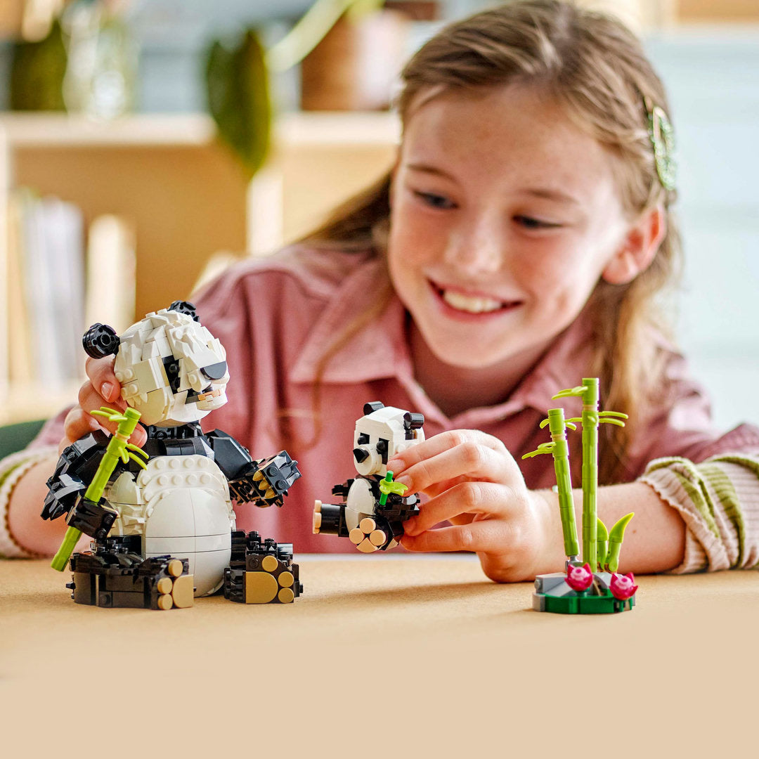 LEGO creator 3-in-1 wilde dieren pandafamilie speelset