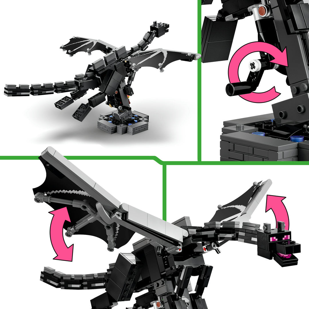 lego minecraft de enderdraak draak | 21595 | 2