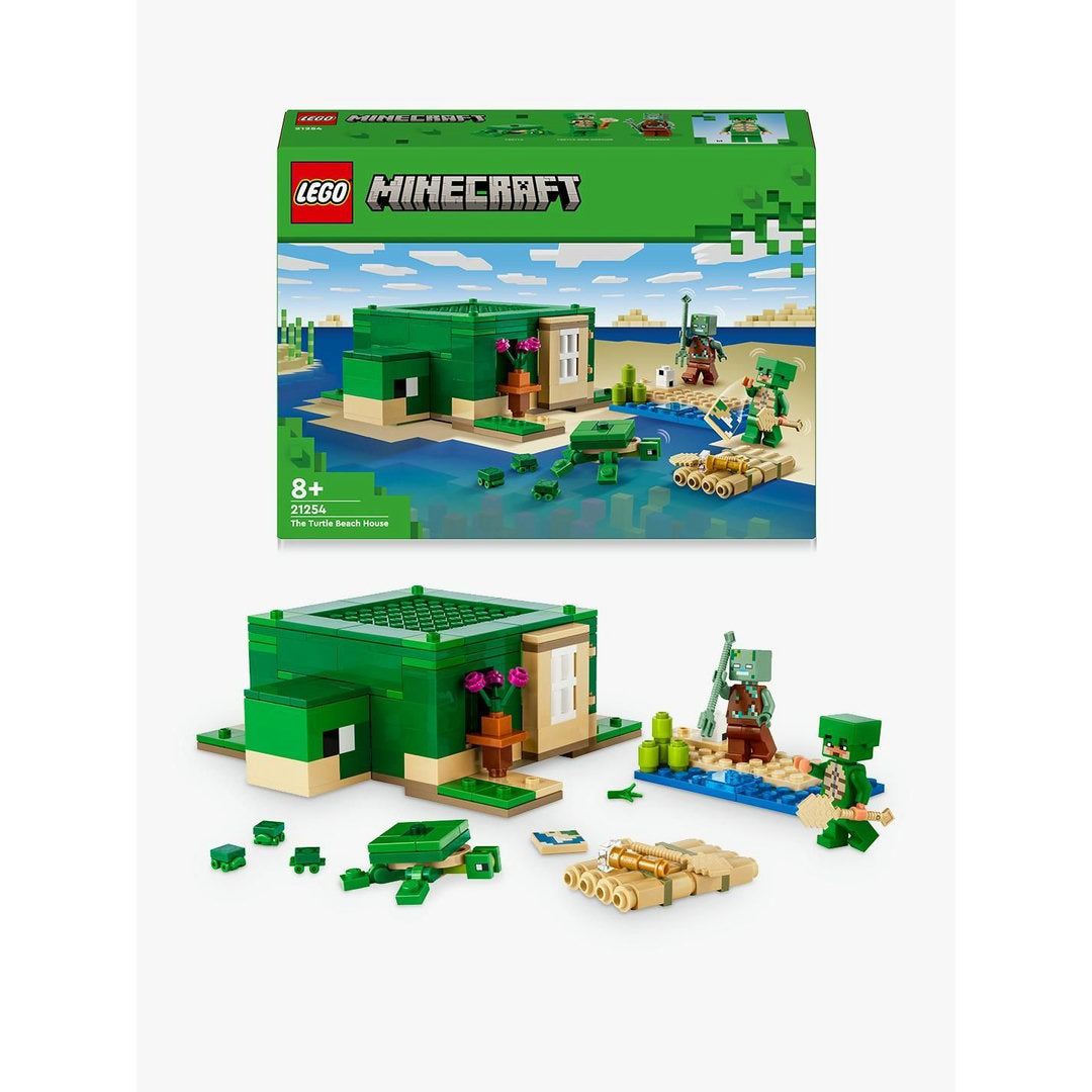 LEGO minecraft het schildpadstrandhuis model