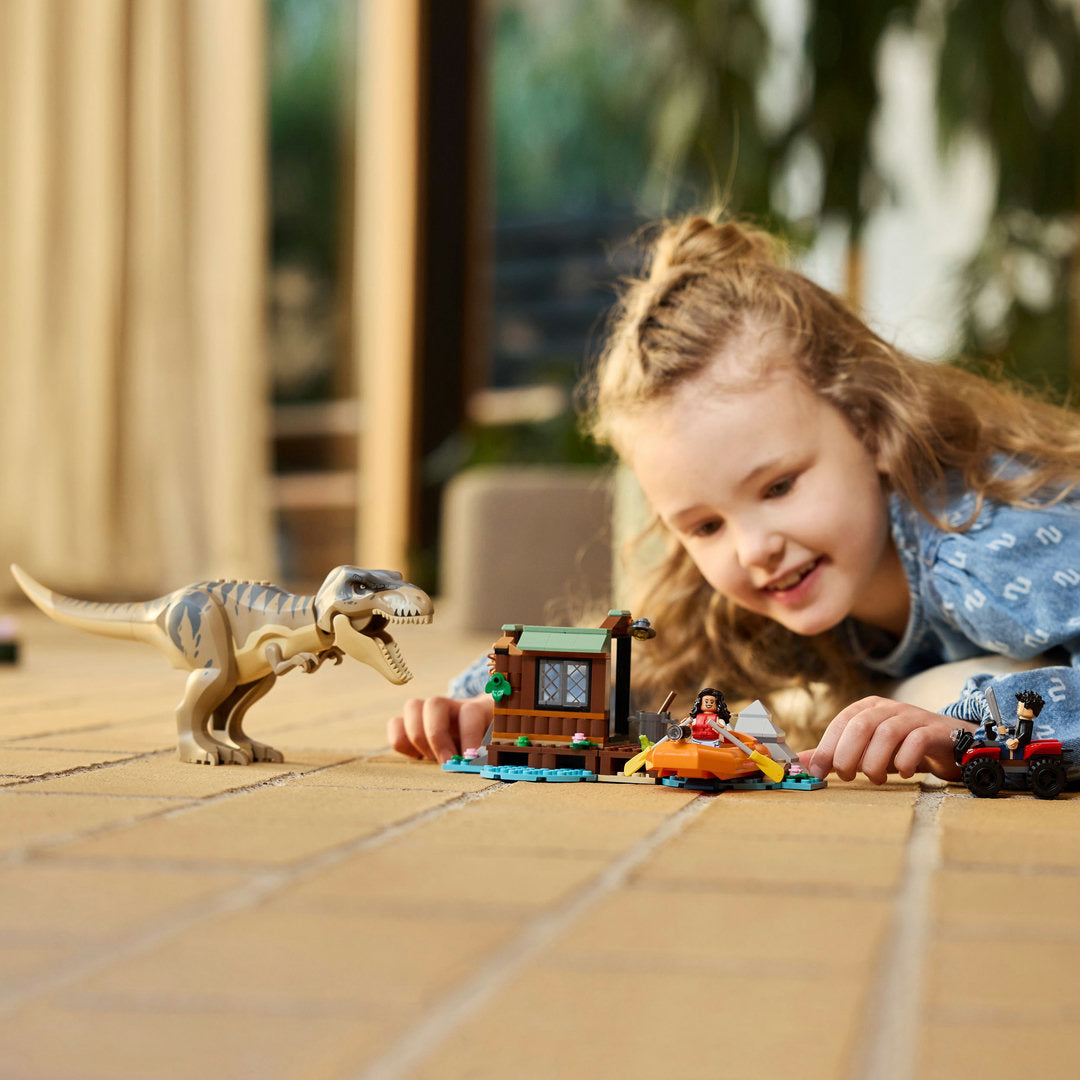 LEGO jurassic world t. rex rivierontsnapping bouwset