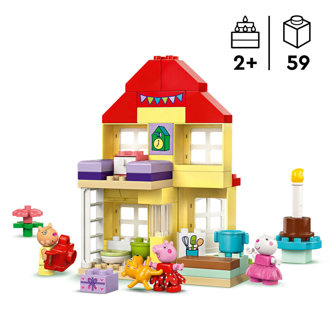 LEGO DUPLO peppa big verjaardagshuis speelset