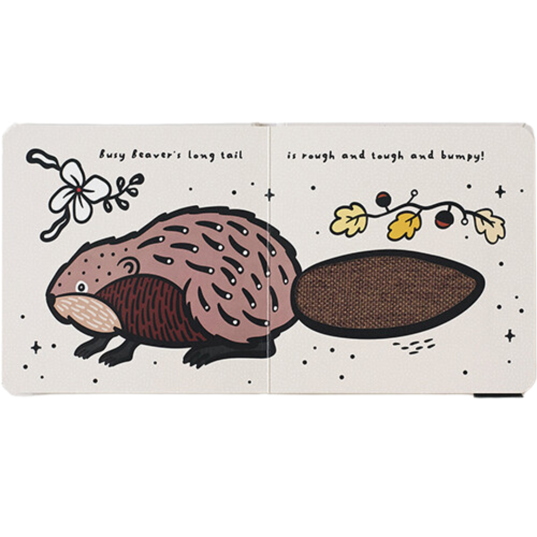 wee gallery voelboek touch and feel - tails
