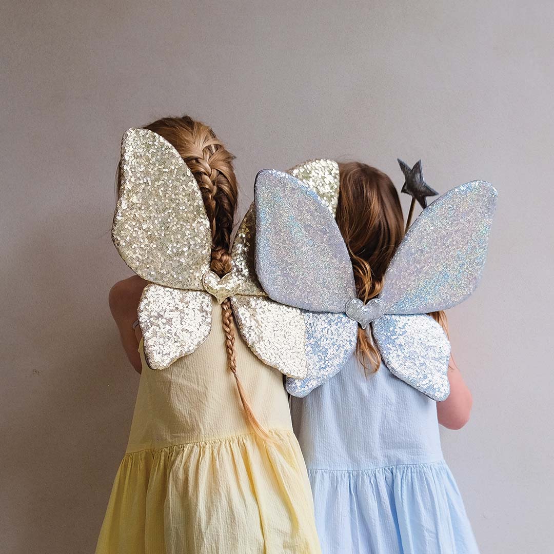 mimi & lula vleugels pailletten goud