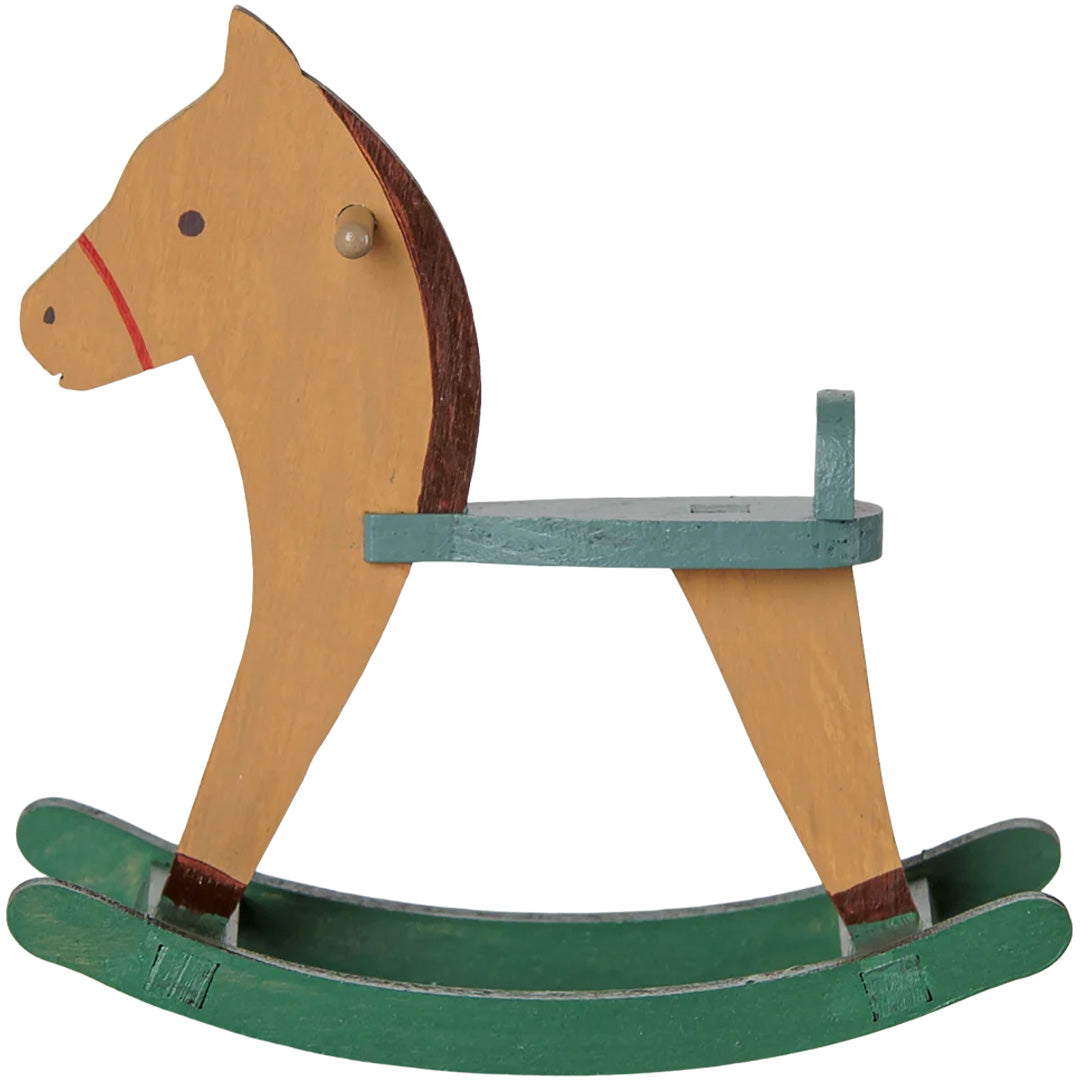 maileg poppenhuis hobbelpaard - light brown - 8,5 cm | 11-6004-00 | 2