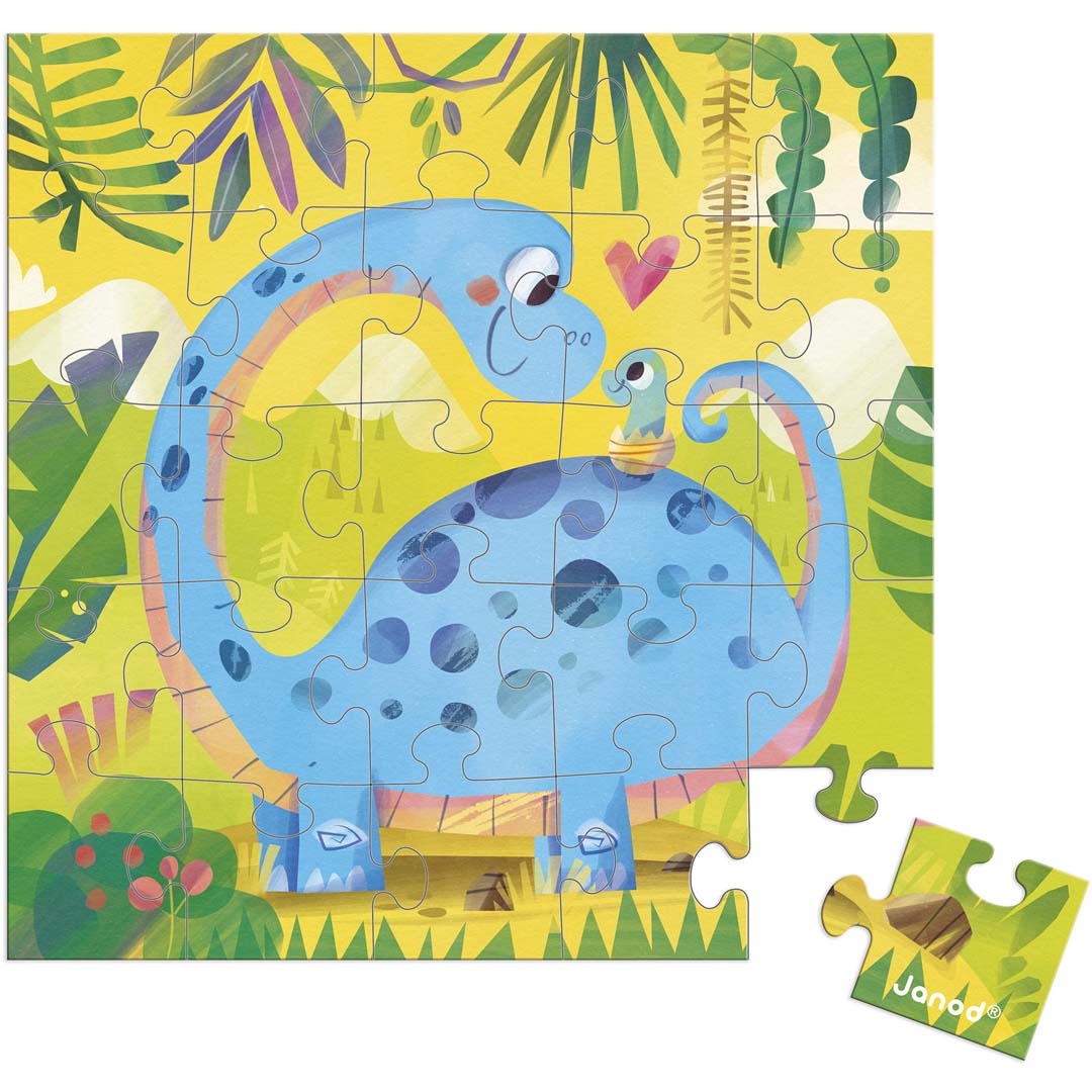 janod puzzelkaart - dino moeder en kind | 11.2399 | 3