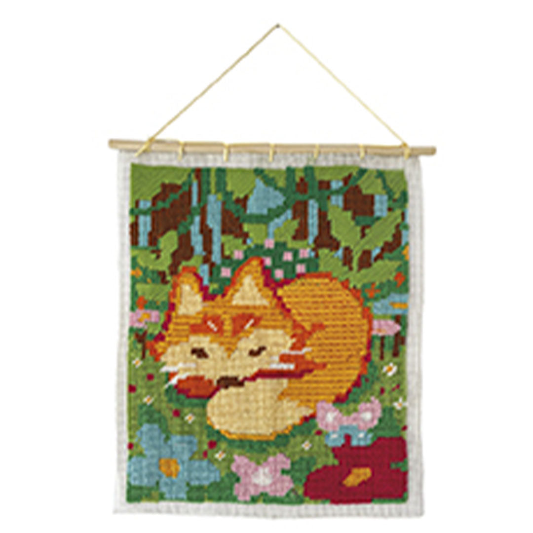janod knutselset atelier deco - vos borduren