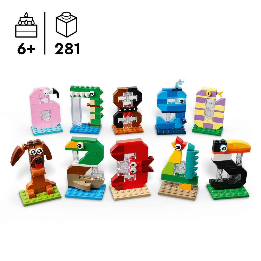 lego verjaardagscijfers dieren | 40807 | 1