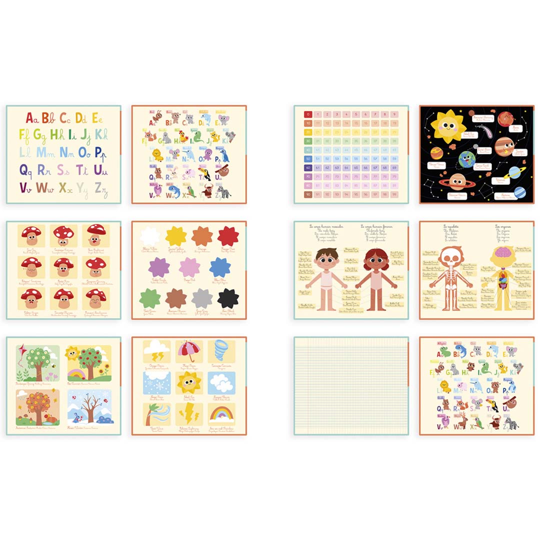 janod dubbelzijdig schoolbord - mint | 11.9628 | 3