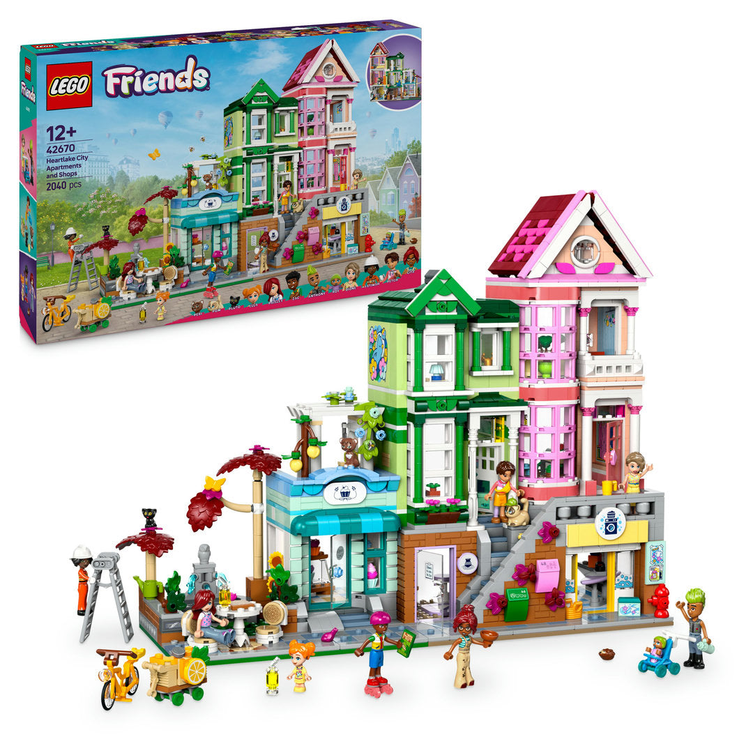 LEGO friends heartlake city appartementen en winkels