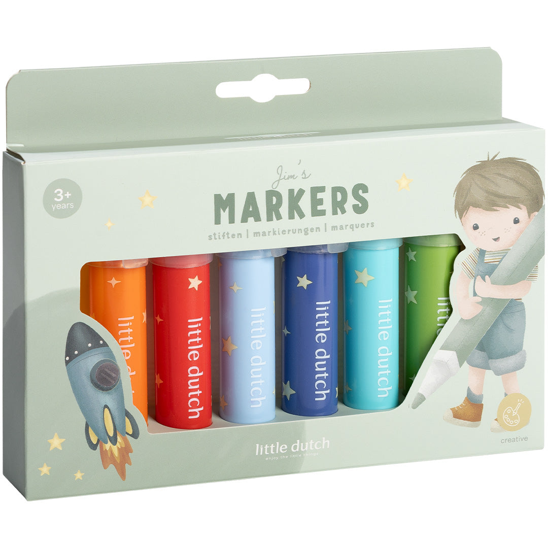 126756 | little dutch stiften jim's markers - 8st | 1