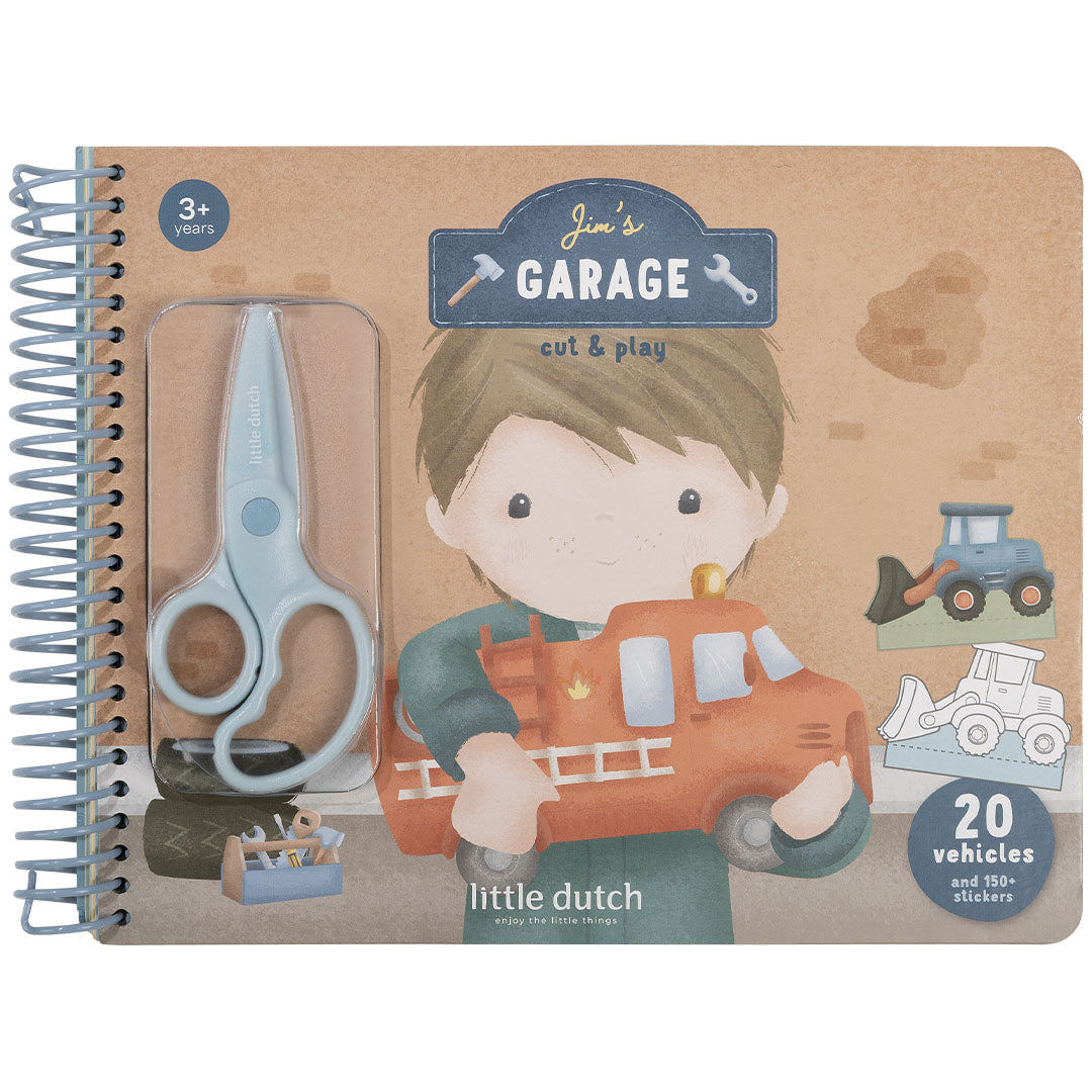 126831 | little dutch knutselboek jim's garage | 1