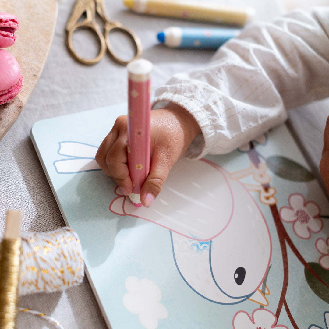 126848 | little dutch kleurboek met kleurpotloden rosa's garden | 12