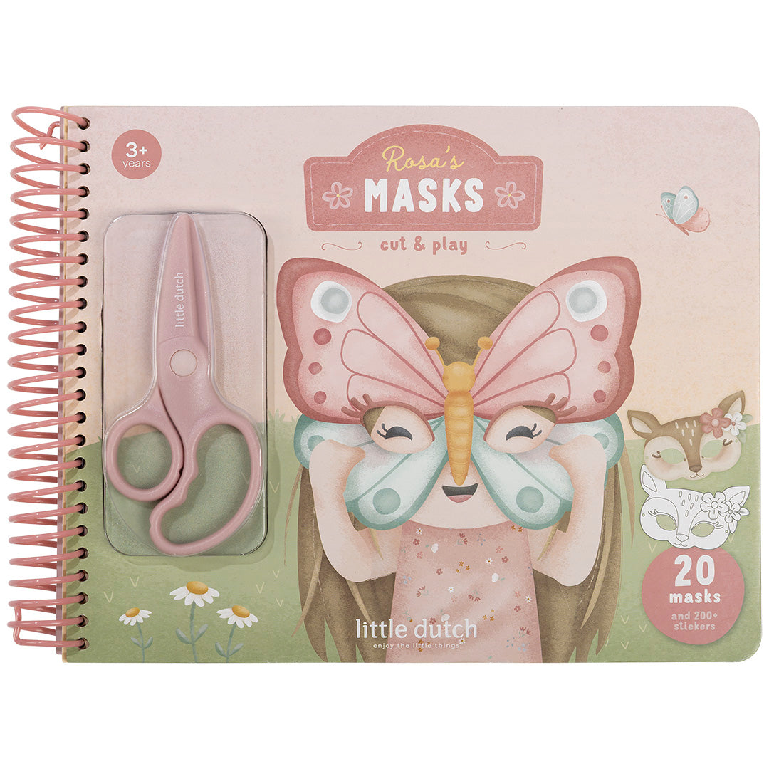126862 | little dutch knutselboek rosa's masks | 1