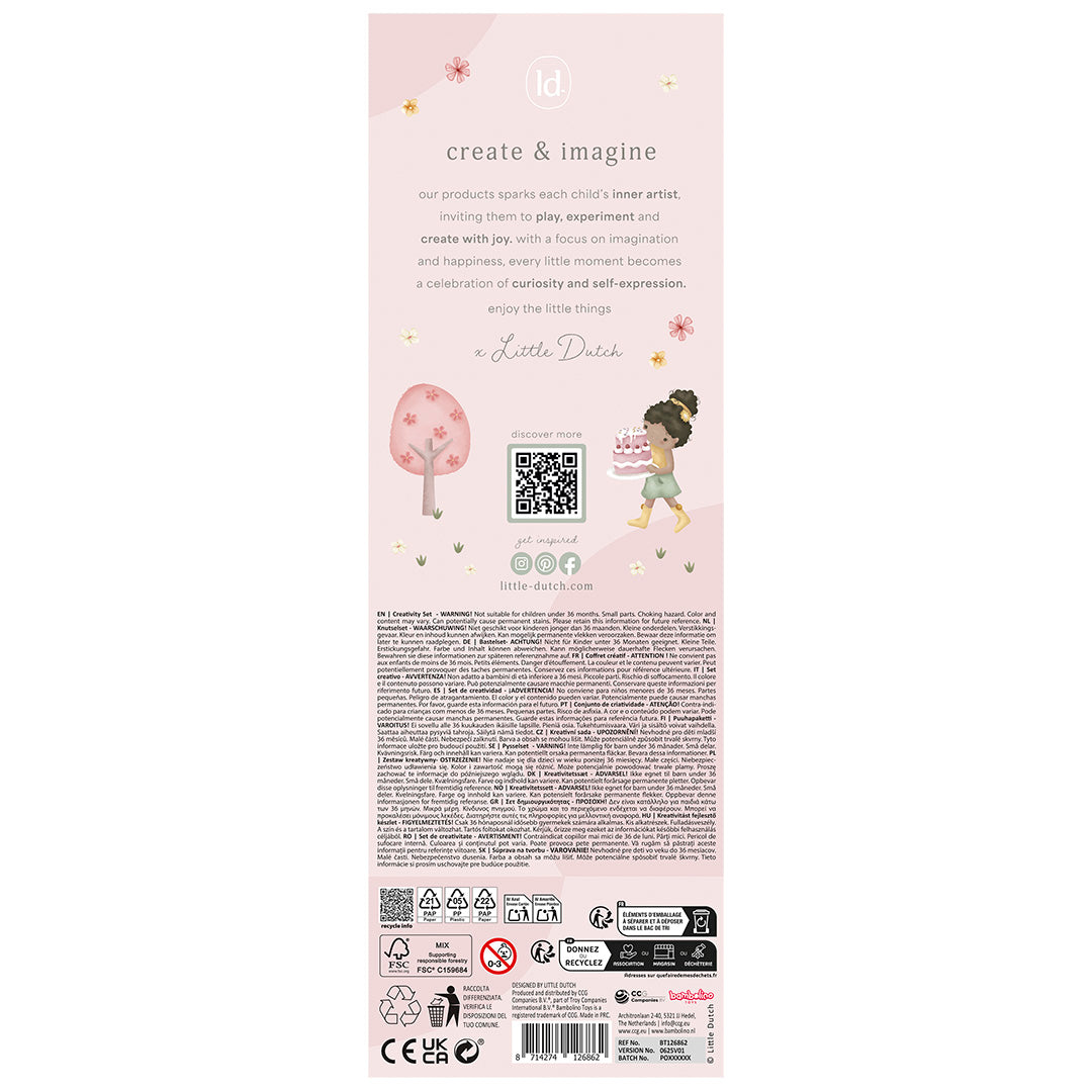 126862 | little dutch knutseldoos rosa's creative box | 3