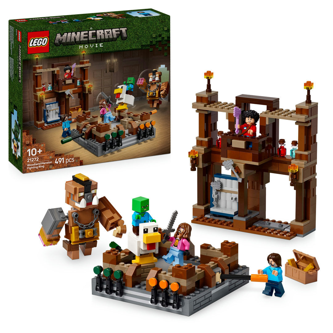 LEGO minecraft de arena bij het boslandhuis