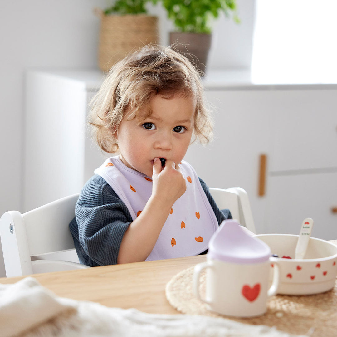 lässig serviesset happy rascals - heart lavender - 4-delig