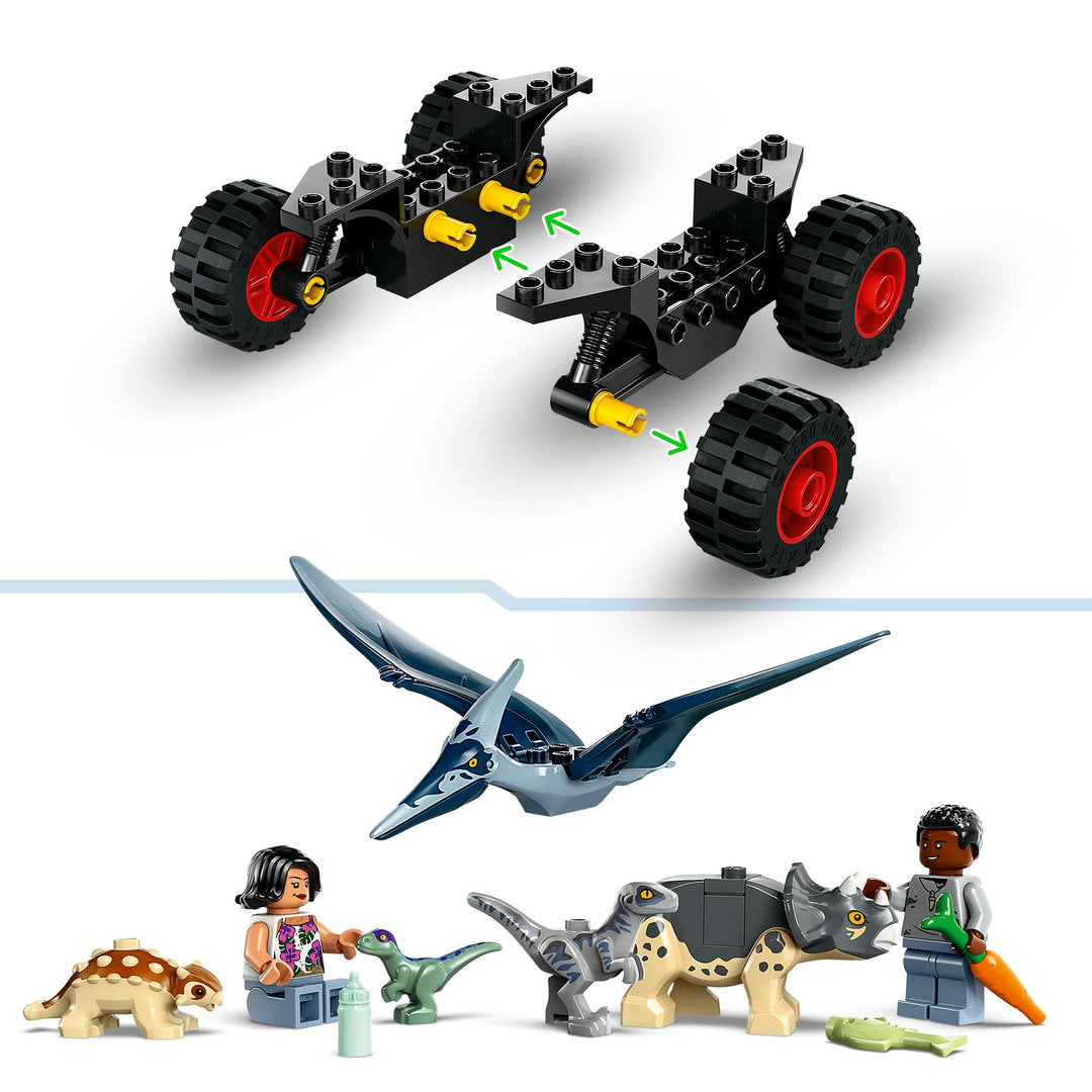 LEGO jurassic world reddingscentrum voor babydinosaurussen