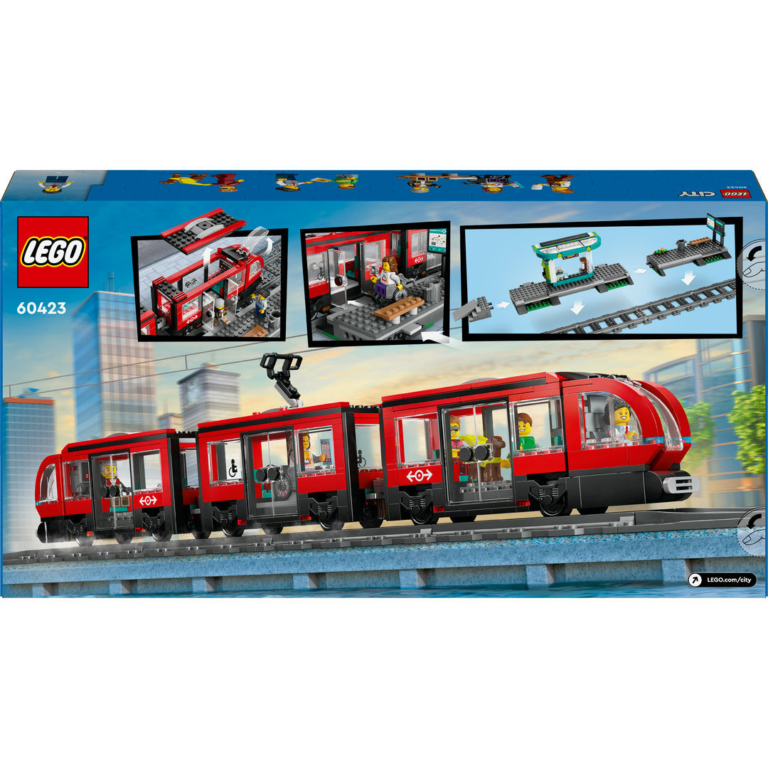 LEGO city stadstram en station set