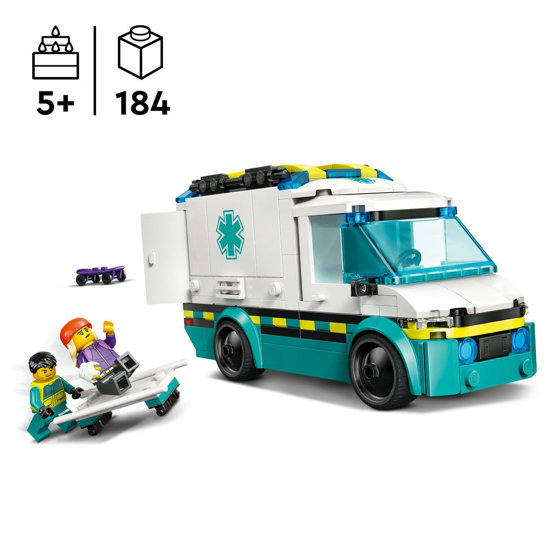 LEGO city ambulance bouw- en speelset