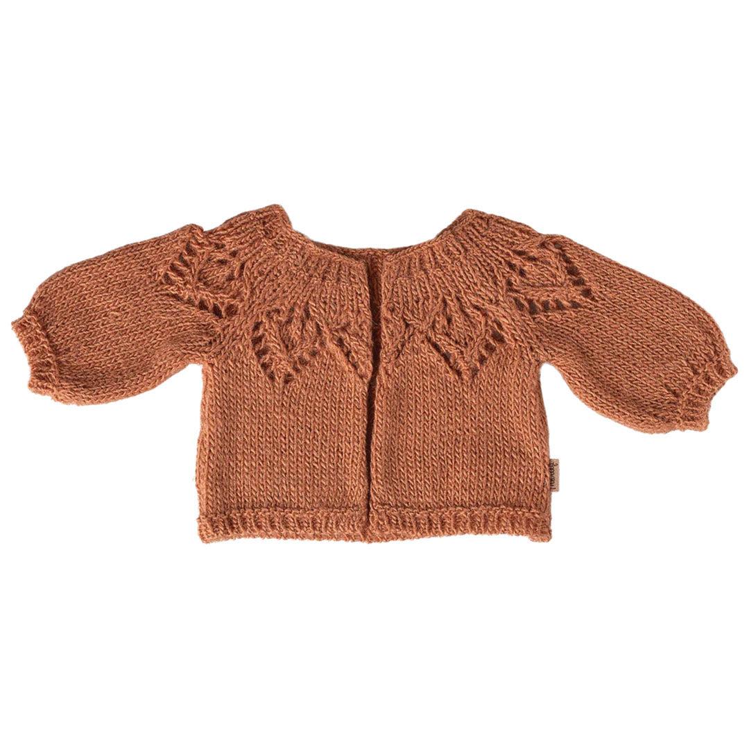 maileg gebreid vest maat 4 - vintage roze | 16-6401-01 | 1