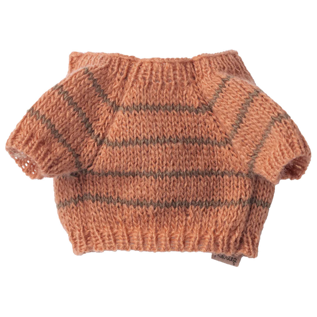 maileg gebreid truitje s puppyset - coral | 16-6916-00 | 2