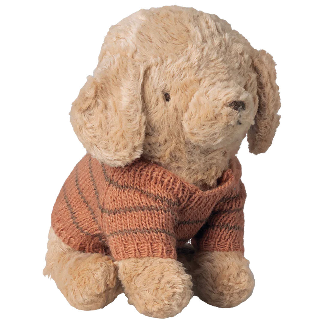 maileg gebreid truitje s puppyset - coral | 16-6916-00 | 1