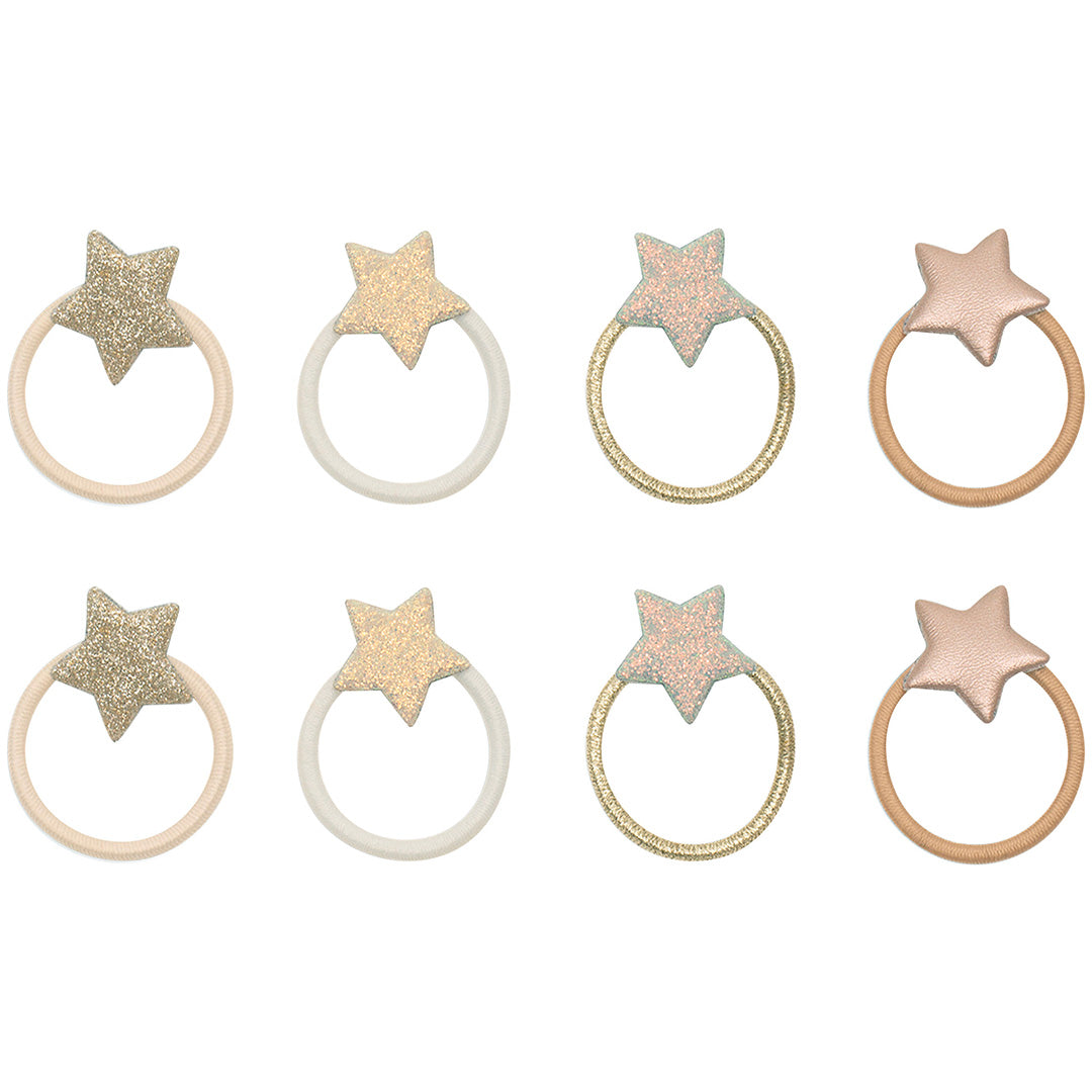 mimi & lula haarelastiekjes stellina mini - shimmer - 8st | 172005-21 | 0