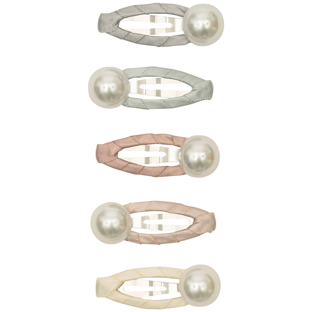 mimi & lula haarspeldjes pearly - pink multi - 5st | 172023-27 | 0